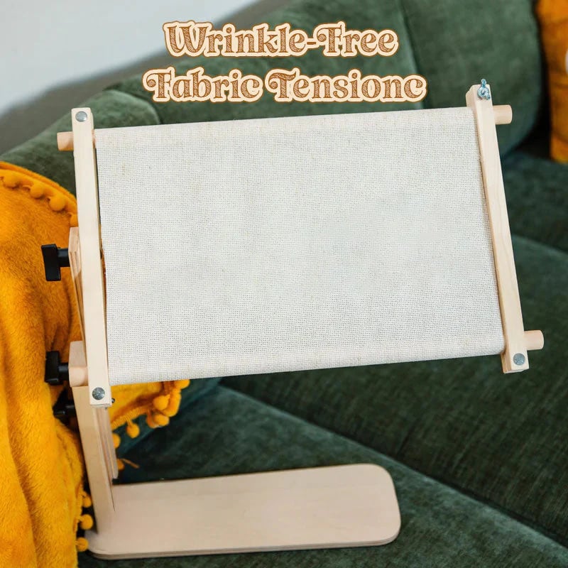 🧵 Adjustable Tabletop Embroidery Stand – Hands-Free Cross Stitch Frame Holder for Comfortable Stitching