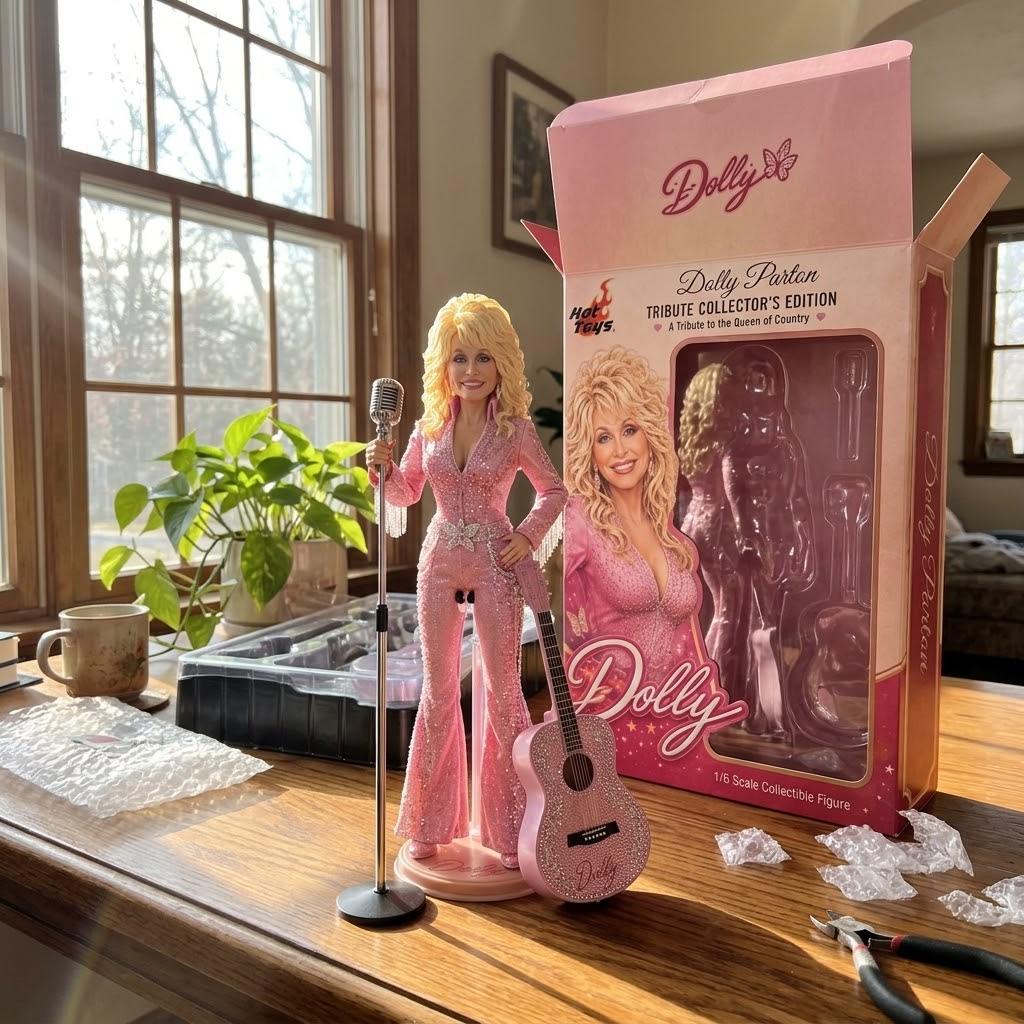 IN LOVING MEMORY OF QUEEN OF COUNTRY (1946–2026) Memorial Tribute Figure