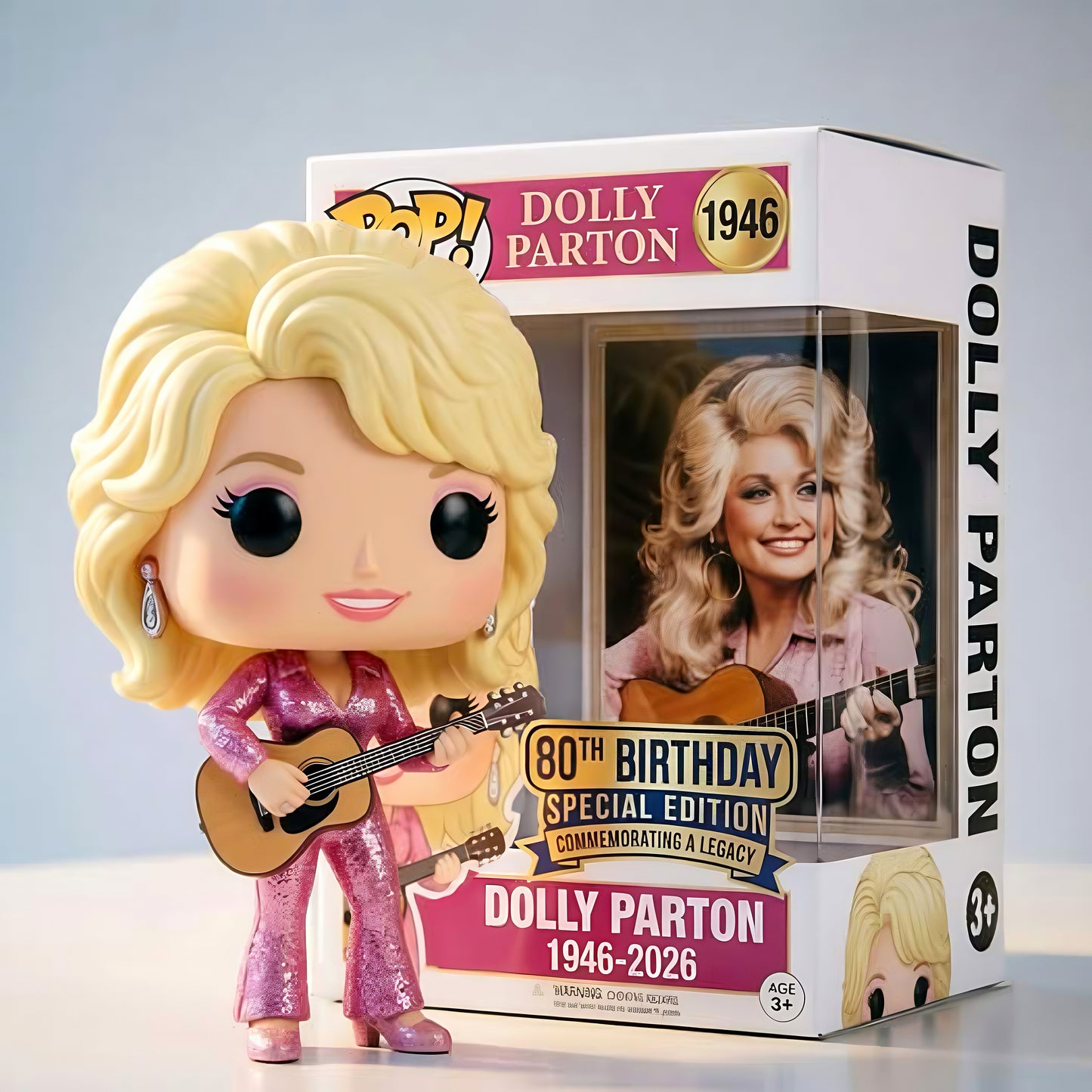 🎤 Dolly Parton 80th Birthday Special Edition Vinyl Figure
