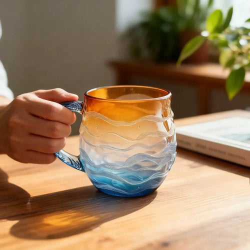 🎄Christmas Best Gifts🎁 from Sea Sunset🌅 Wave Artisan Mug