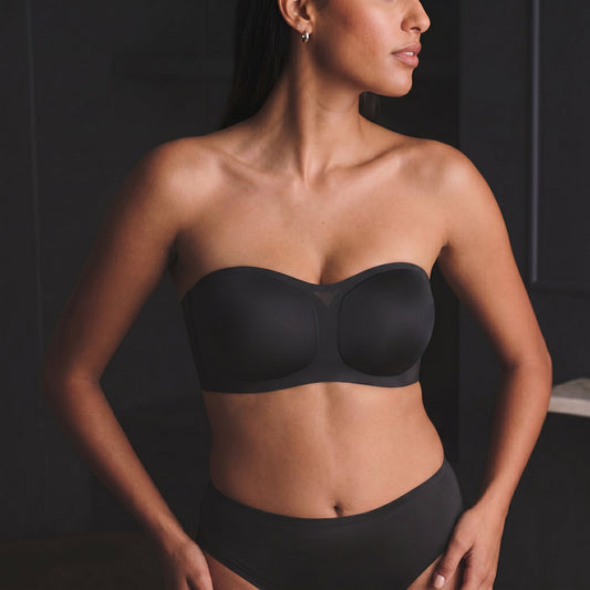 💞Womens Strapless Bras Push Up Bandeau Bra Non Slip Wireless Supportive Padded Bras Seamless Comfortable Tube Jelly Bra
