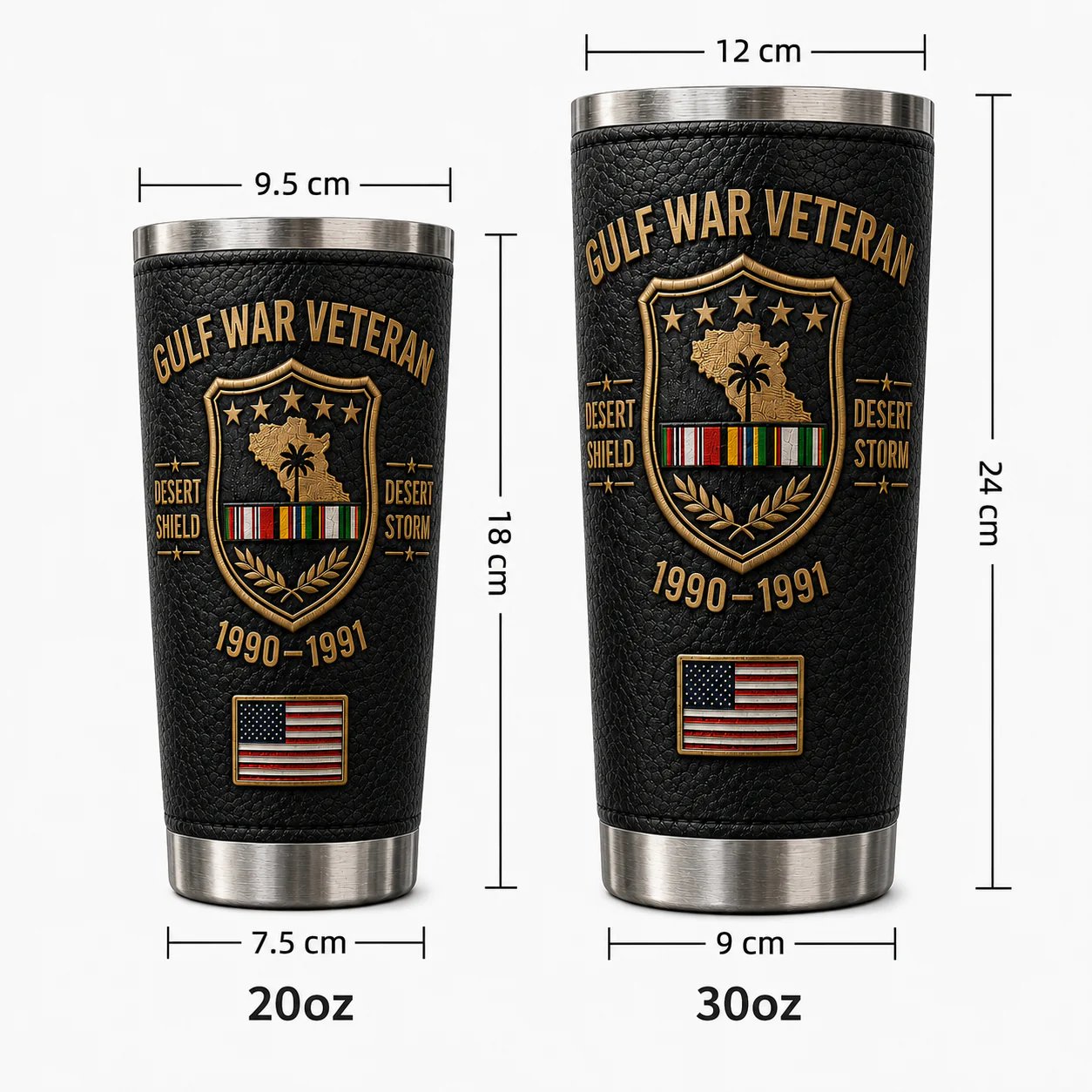 🔥 Last Day Promo: 49% OFF-🇺🇸 Gulf War Veteran Desert Shield & Desert Storm Tribute Tumbler