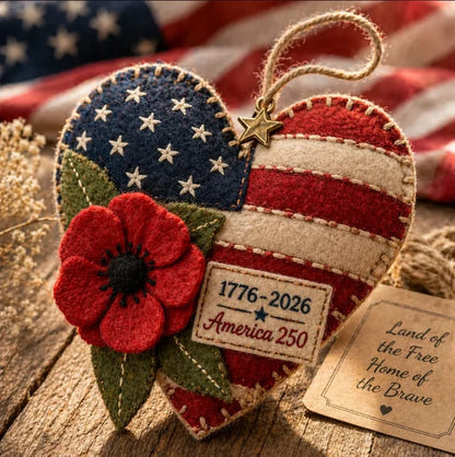 🔥LAST DAY 49% OFF-🎉DIY Patriotic Poppy Cross Ornament Kit
