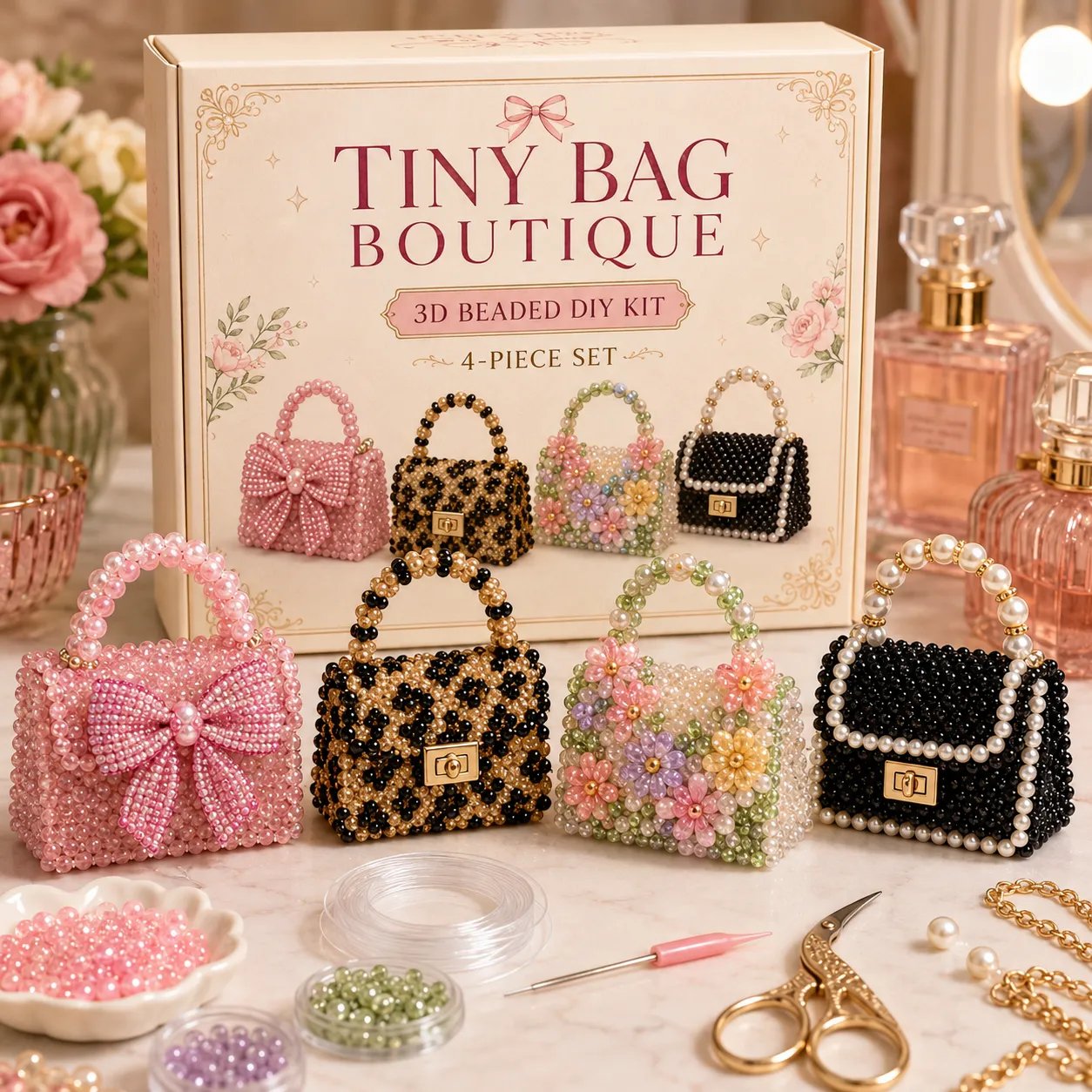 🧵🧵✨ Creative Beaded Mini World 3D DIY Kit Collection