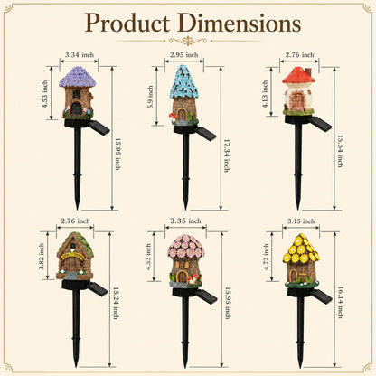 🔥Last Day 49% OFF🍄Solar Fairy-Tale Mushroom Cottage Garden Light💡