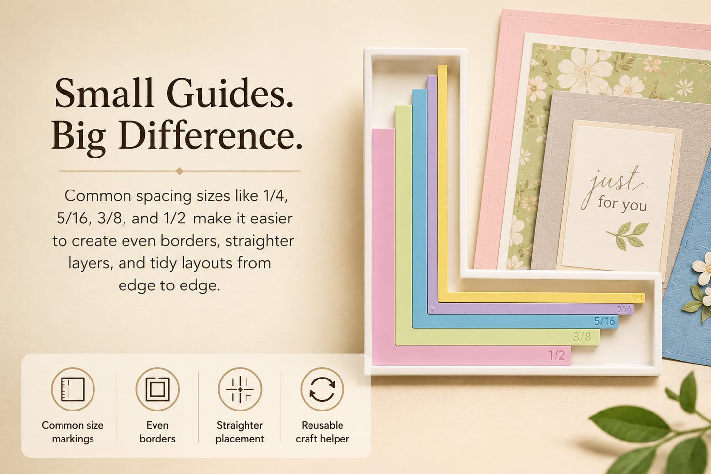 🎁 Last Day 47% OFF - Card Making Alignment Guides Set | Create Perfectly Aligned Handmade Cards Without Guesswork or Crooked Corners ✨