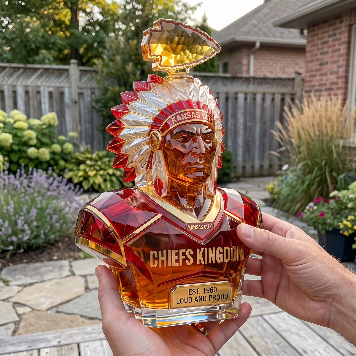 'KC All the Way!' Commemorative Whisky Bottle