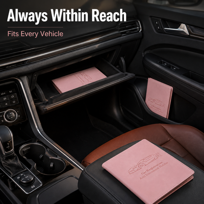 🚗 Car Registration & Insurance Document Holder | Premium PU Leather Organizer