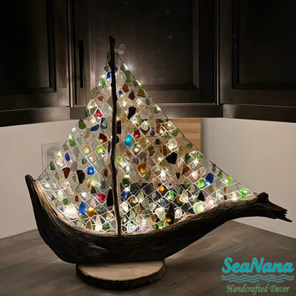 🌊 Sea Glass Boat🔥 Now 55% Off