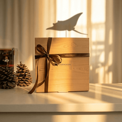 InexceptedTM Wooden Manta Ray — The Gift Dad Won’t Forget 🐦‍⬛