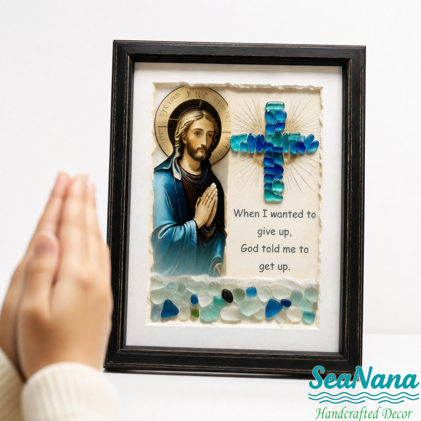 Coastal Faith: Strength & Serenity, Artfully Framed