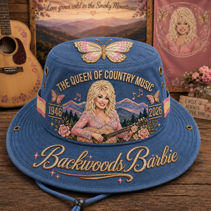 🇺🇸 Last Day Promo: 50% OFF🎸🦋Queen of Country Music Memorial Boonie Hat