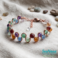 Sea Glass Retro Bracelet