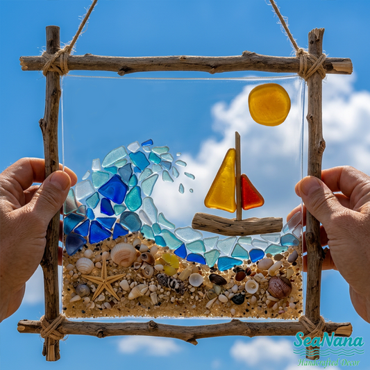 Sea Glass Spring And Summer Hanging Paintings