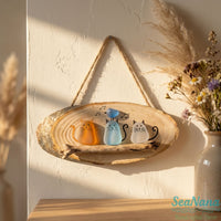 3-Cat Wall Hanging