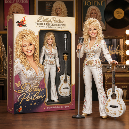 IN LOVING MEMORY OF QUEEN OF COUNTRY (1946–2026) Memorial Tribute Figure