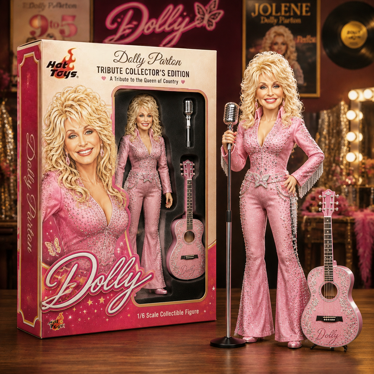 IN LOVING MEMORY OF QUEEN OF COUNTRY (1946–2026) Memorial Tribute Figure
