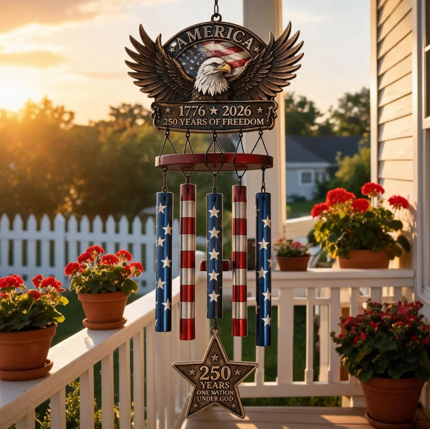 💥Flash Sale - Up To 49% Off ⏰ - 250 Years of Freedom™ Commemorate Wind Chime