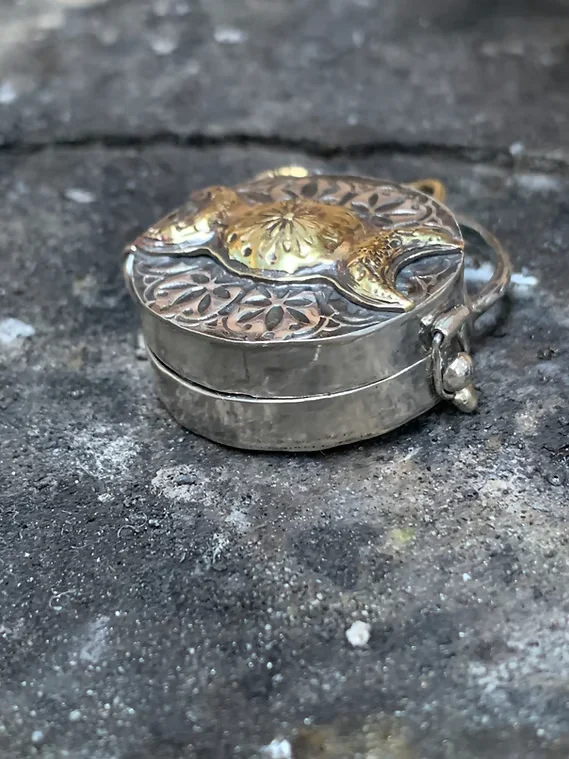✨100% Handmade Silver Triple Moon & Tree of Life Locket