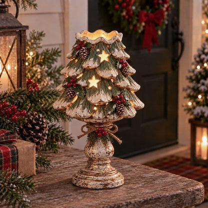 🎄Last Day 49% OFF - Christmas Heirloom Glow Candle Holder Collection