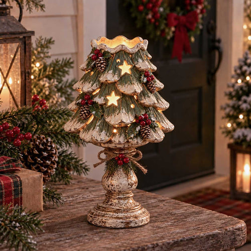 🎄Last Day 49% OFF - Christmas Heirloom Glow Candle Holder Collection