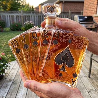 The Royal Flush Whisky Decanter