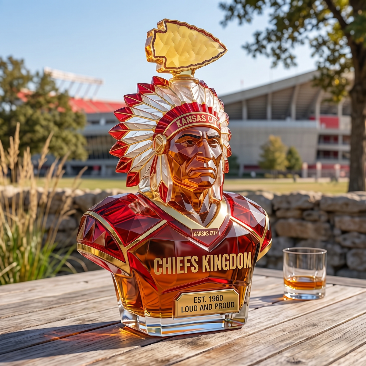 'KC All the Way!' Commemorative Whisky Bottle