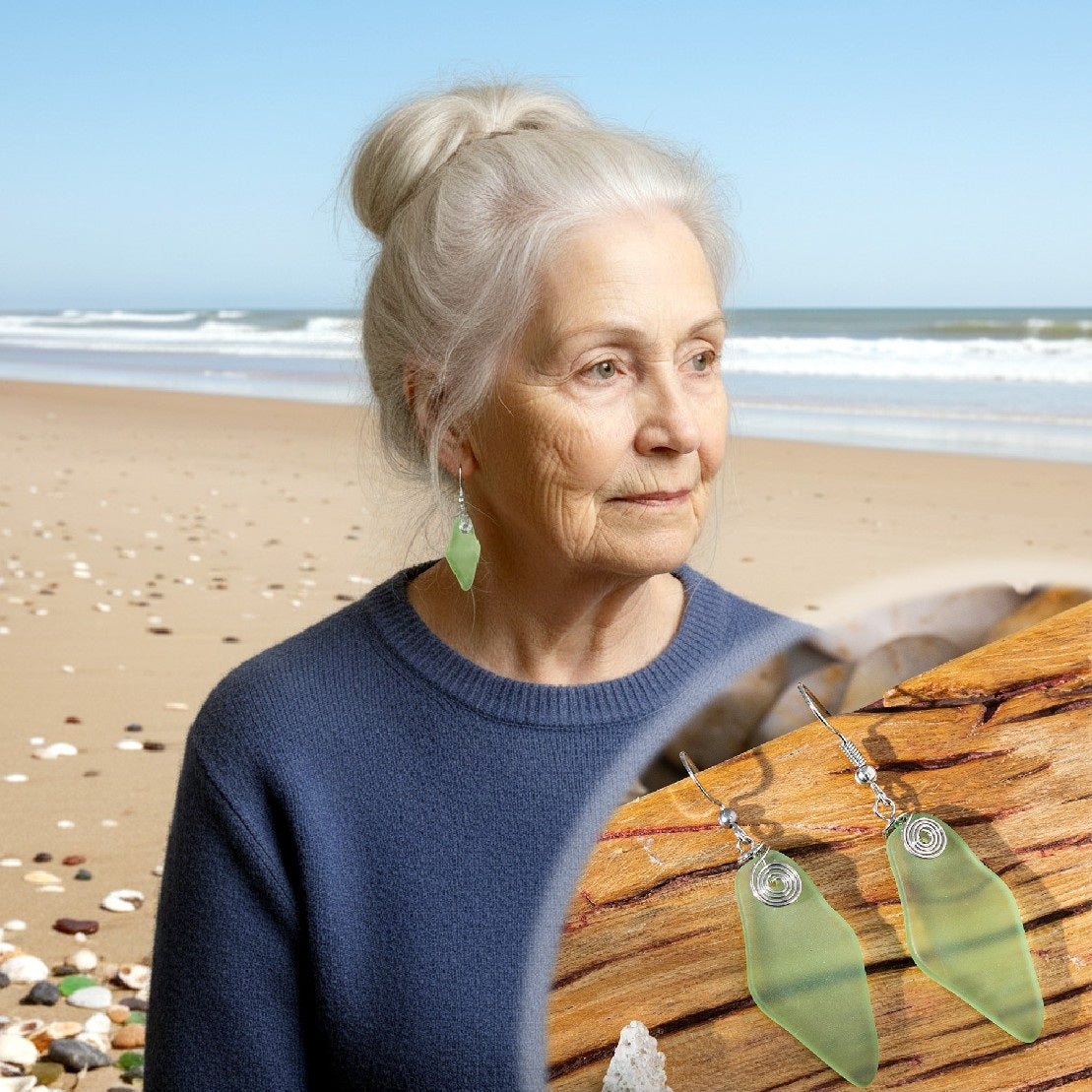 🎁2021 Specical Gift🎁Sea Glass Earrings