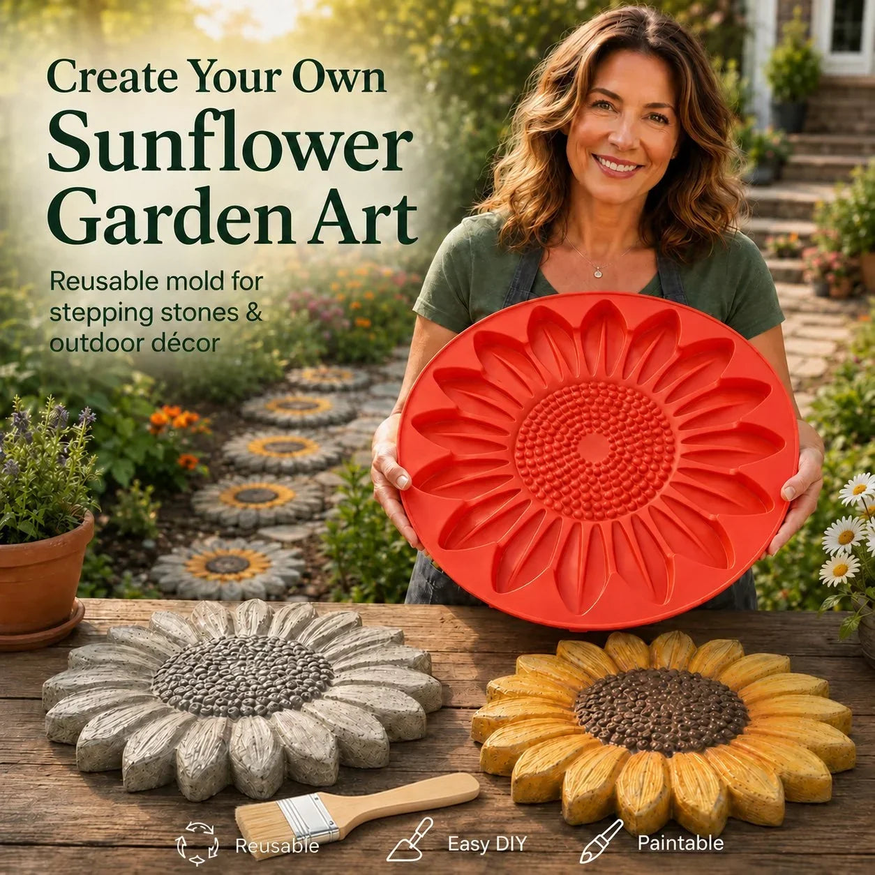 🌻Reusable Animal-Themed Garden Art Mold – 🌿Buy 2 Free Shipping🎨