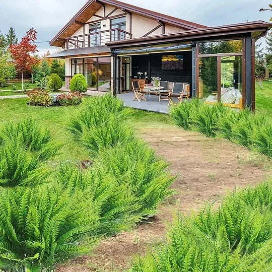 🌱 UV Resistant Ferns Artificial Plants Large for Planters, Office & Home Decor, Outdoor & Indoor