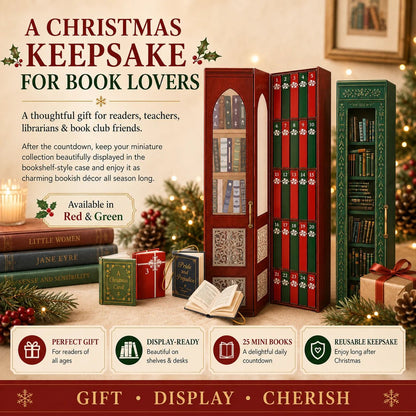 Last Day 49% OFF – 📚 25-Day Mini Book Advent Calendar – A Book Lover's Christmas Countdown