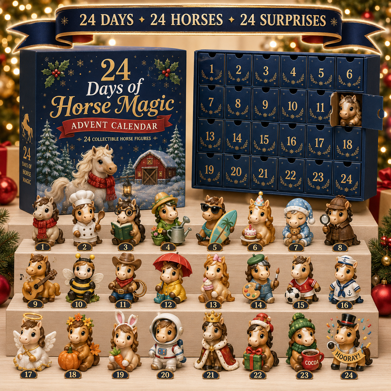 ⏰Limited Stock 50% OFF - 🎄🐶 2026 French Bulldog Advent Calendar – 24 Days of Frenchie Mischief