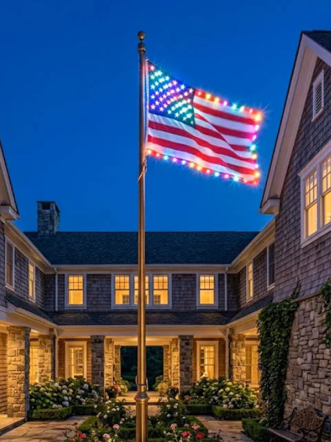 Last Day 60% OFF🔥 🦅 Illuminated 250th Anniversary USA Commemorative Flag - Premium LED Edition (3x5 Ft) -Bestseller