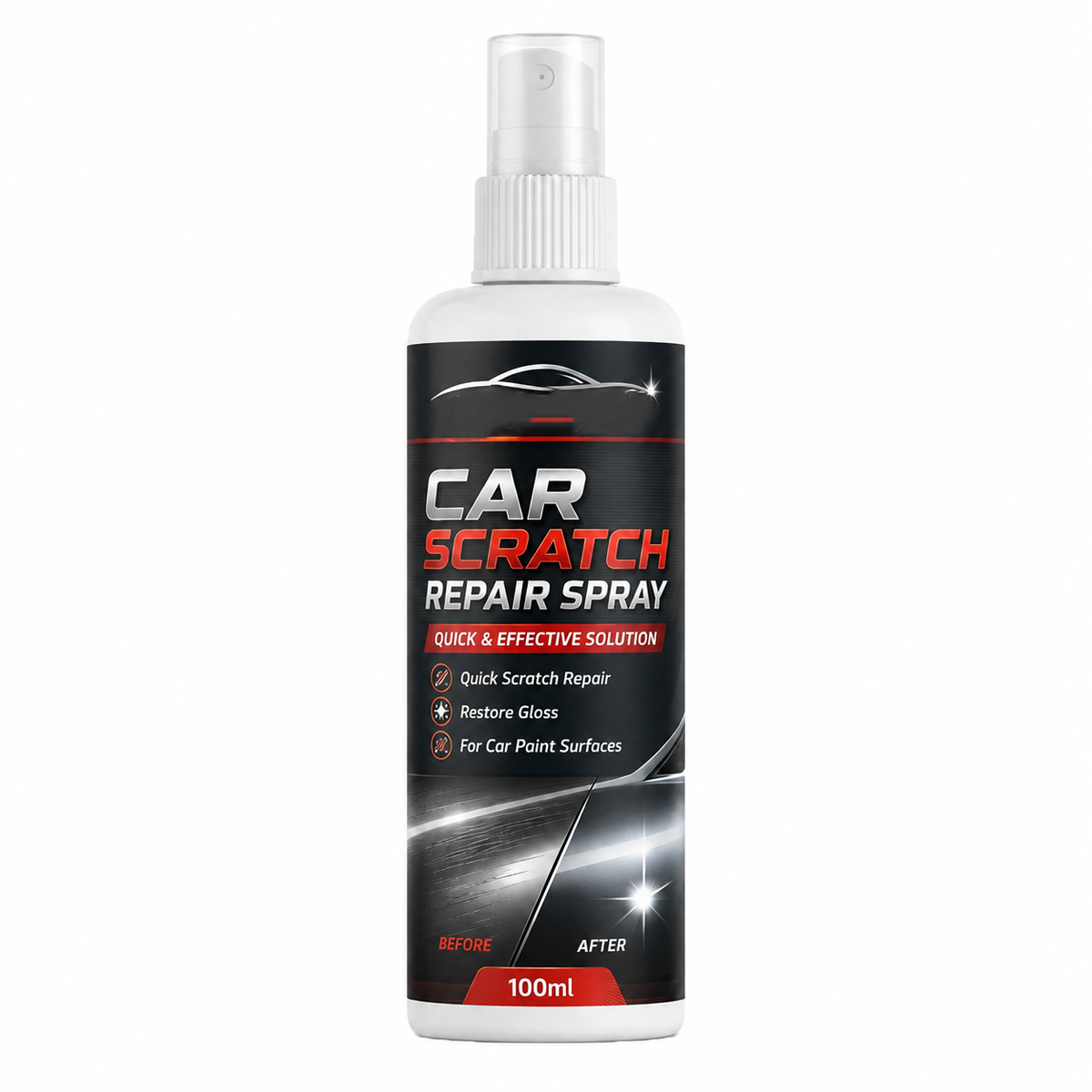 🚗Universal Car Scratch Repair Spray – Erases light scratches, swirl marks & scuffs fast.🛡️💨
