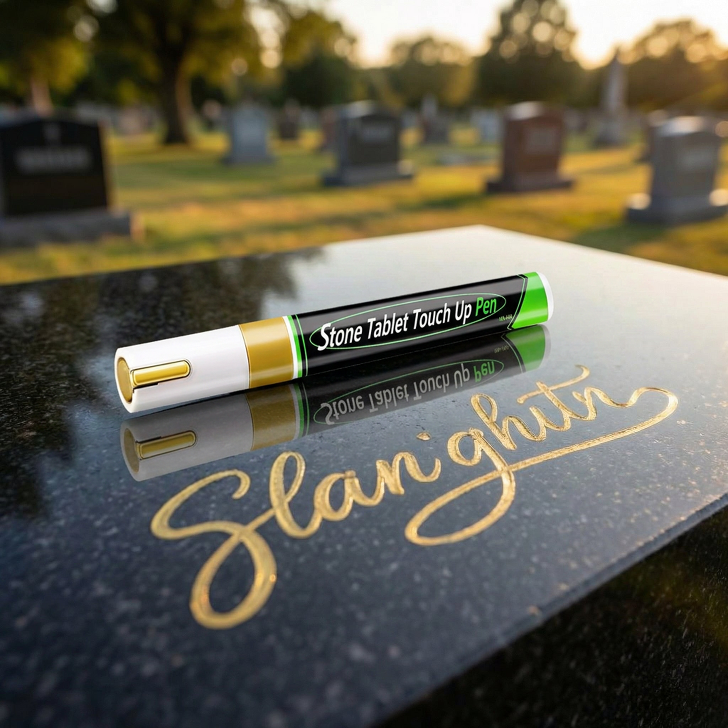 🐦Golden Tombstone Marker Pen for Restoring Faded Grave Inscriptions