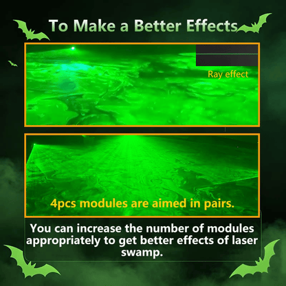 Module/projecteur laser vert Halloween🎃