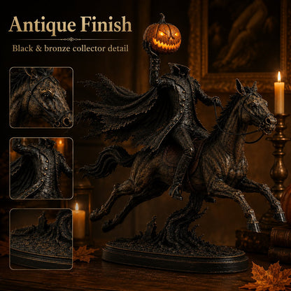 ⏰Limited Stock 50% OFF - 🎃🏇Midnight Chase Headless Horseman Statue | Awaken the Legend of the Hollow(✨Same as the video)