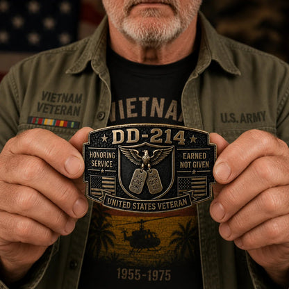 🔥LAST DAY 50% OFF-🎖️DD-214 Veteran Honor Belt Buckle (✨2026 Limited Edition)