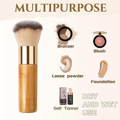 🔥Last Day Discount 49% Off  Fluffy, Dome Foundation Brush🖌️