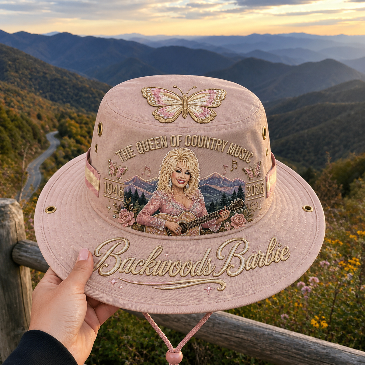 🇺🇸 Last Day Promo: 50% OFF🎸🦋Queen of Country Music Memorial Boonie Hat