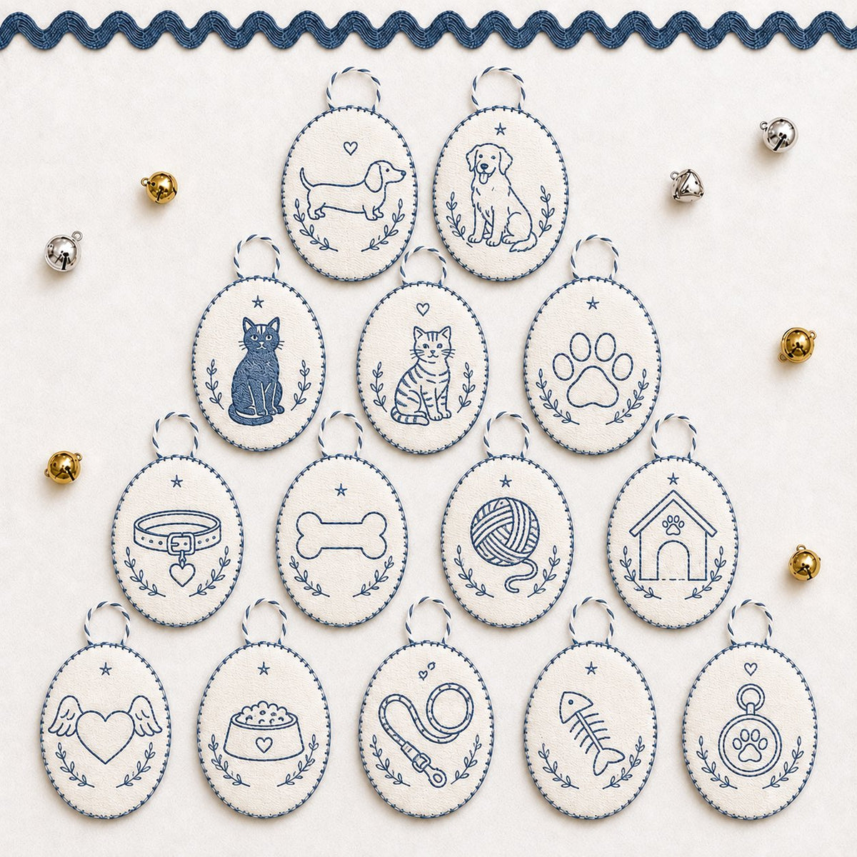 🧵Beginner-Friendly DIY Heirloom Oval Embroidery Ornament Kit Collection | Complete Kit with All Tools & Step-by-Step Guide Included 💕