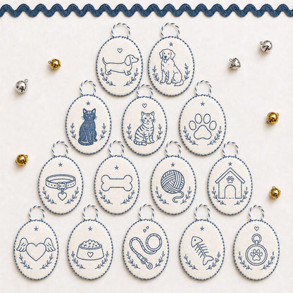 🧵Beginner-Friendly DIY Heirloom Oval Embroidery Ornament Kit Collection | Complete Kit with All Tools & Step-by-Step Guide Included 💕