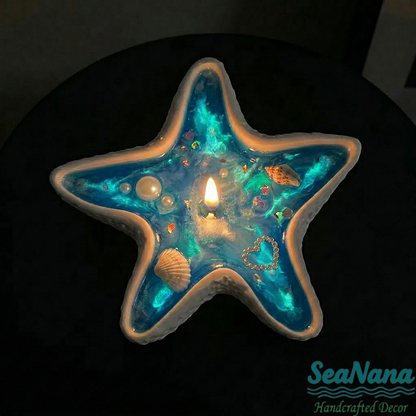 ✨ Ocean Glow Candle - Handmade Sea Life Aromatherapy