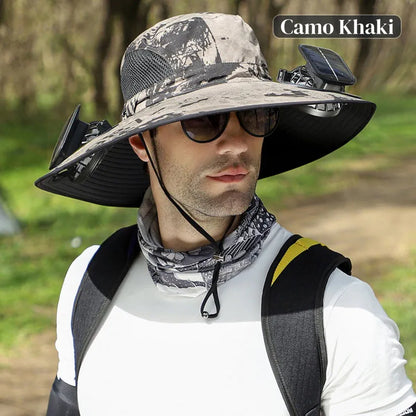 🔥HOT SALE NOW 49% OFF🔥Solar Cooling Sun Hat – Portable Fan Cap