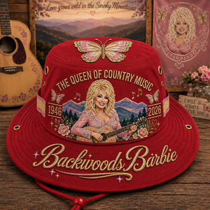 🇺🇸 Last Day Promo: 50% OFF🎸🦋Queen of Country Music Memorial Boonie Hat