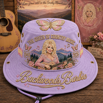 🇺🇸 Last Day Promo: 50% OFF🎸🦋Queen of Country Music Memorial Boonie Hat