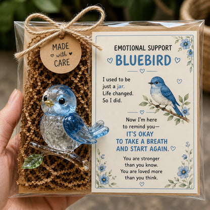 🌸🐝 Emotional Support Glass Animal Gift Set – A Meaningful Little Reminder That You Matter 💕