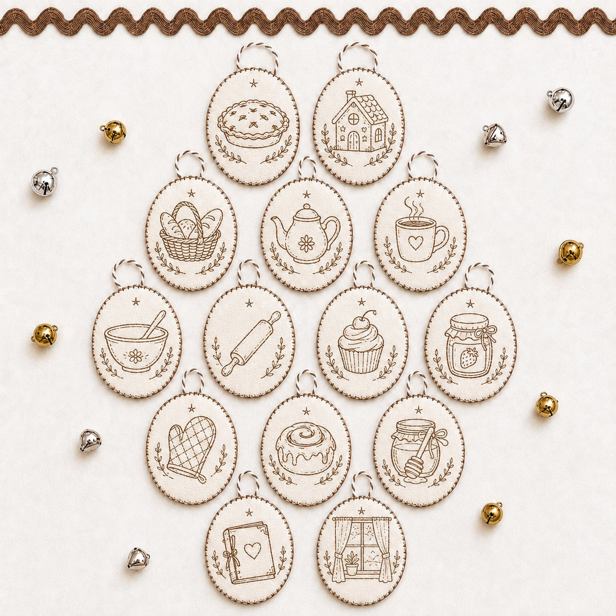 🧵Beginner-Friendly DIY Heirloom Oval Embroidery Ornament Kit Collection | Complete Kit with All Tools & Step-by-Step Guide Included 💕