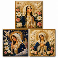 [15% OFF]Rosary Rose + Golden Grace + Heavenly Dove – 3 Kits