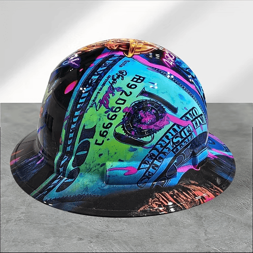 🎁Father’s Day 49% OFF - 👷🔥 Blue Collar Daddy Hydro-Dipped Hard Hat | Industrial Rigid Impact-Resistant Safety Helmet with Full-Wrap Gloss Artwork